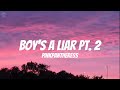 Pinkpantheress ice spice  boys a liar pt 2 lyrics