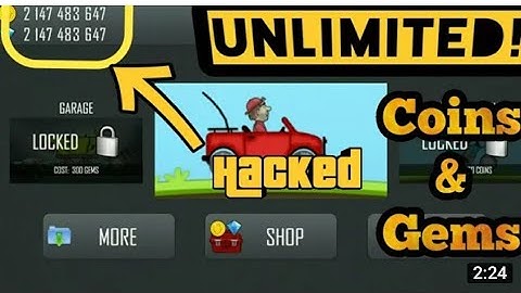 how to hack "hill climbing racing" without lucky patcher NO root-white gamer