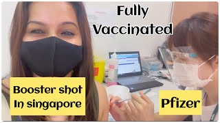 BOOSTER VACCINATION IN SINGAPORE AFTER COVISHIELD FROM INDIA | PFIZER AFTER EFFECTS OF BOOSTER SHOT