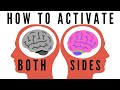 How to activate both sides of brain | 40 seconds activity