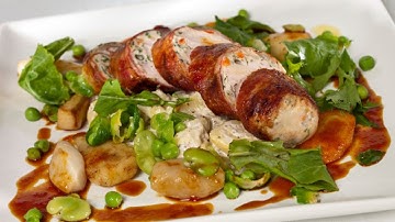 Ian Curley’s Turkey Roulade With Pepper Sauce