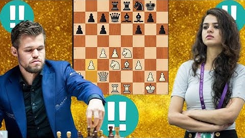 First class Magnus Carlsen vs Tania Sachdev 3