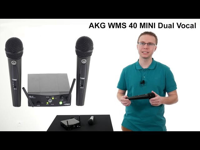 Радиосистема с двумя ручными микрофонами AKG WMS40Mini2Vocal