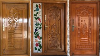 Wood Carving Door Design - Top Modern Teak Wood Main Door Designs in 2020