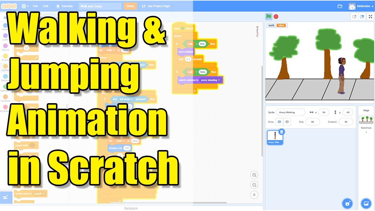 How to make animation in Scratch
