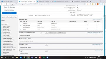 Salesforce Custom Object,Fields Creation Part 1 | SFDC Training Telugu