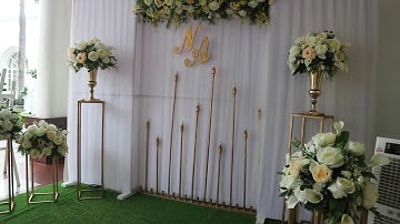 Trang trí backdrop đám cưới đẹp | Vy Wedding House