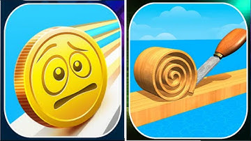 ✅Coin Rush 🆚 Spiral Roll | All Levels Gameplay  iOS, Android Update Pro Walkthrough  Mobile Game