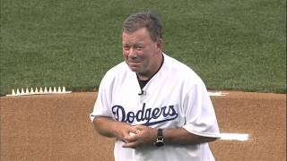 2012/08/03 Shatner's first pitch