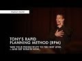 Tony robbins rapid planning method