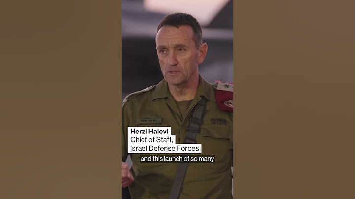 Israel Military Chief Says Iran Attack Will Be Met With 'Response'
