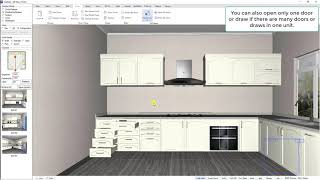 3D16 How To Open And Close Cabinet Door