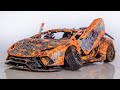 Restoration Abandoned Lambroghini Huracan Tuning Model Car