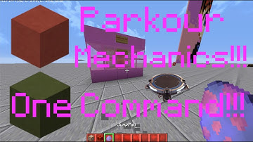 Parkour Blocks, One Command!!!!!