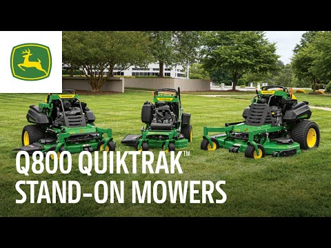 Q800 Series QuikTrak™ Stand-On Mowers | John Deere