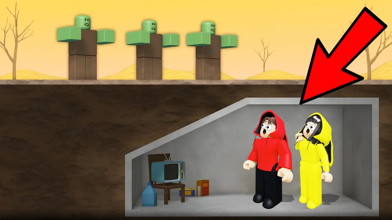 Yuta, Mio Dan Baby Celine Bertahan Di Bungker || ROBLOX