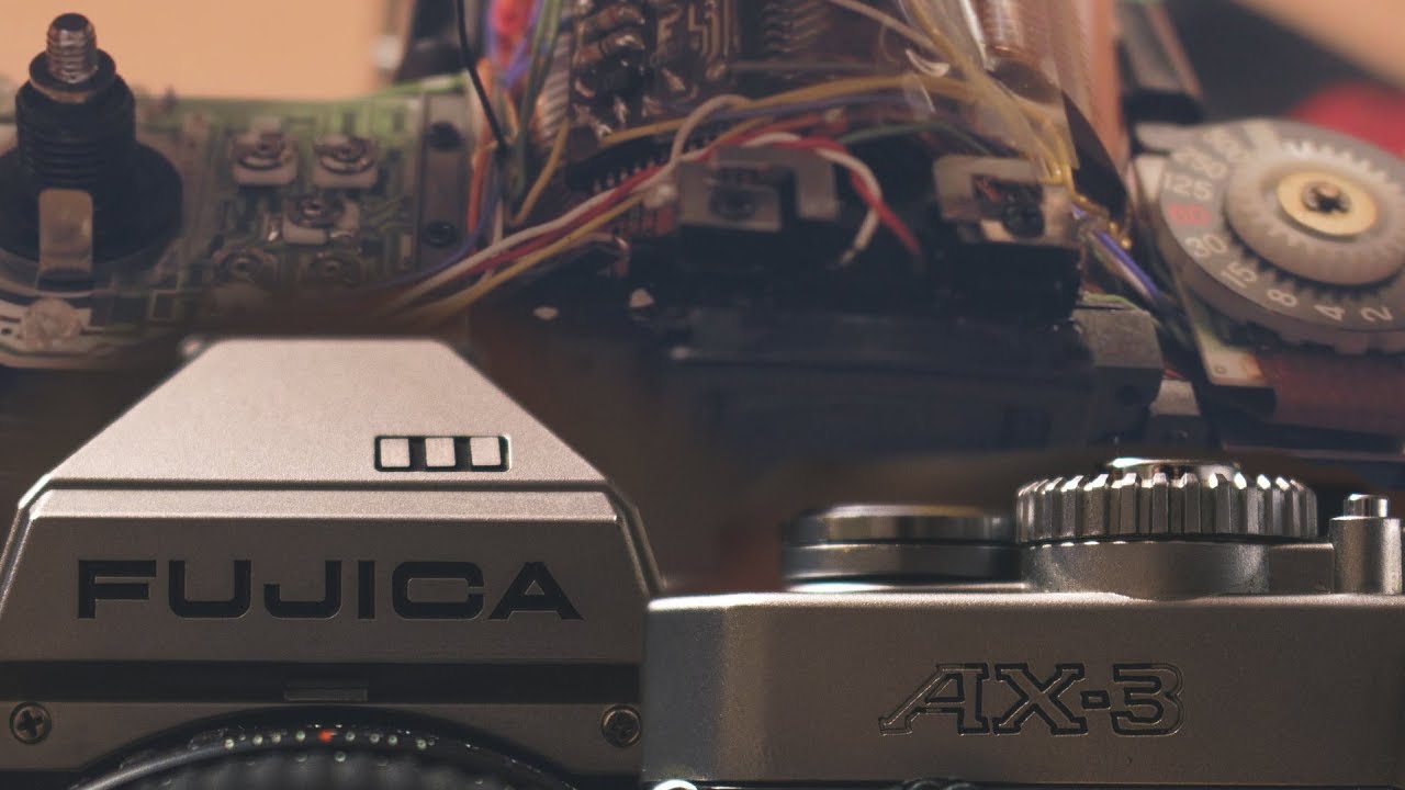 How to open a Fujica AX-3 // Top removal (Also works for AX-5