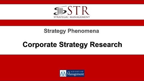 STR Virtual Symposium: Corporate Strategy Research