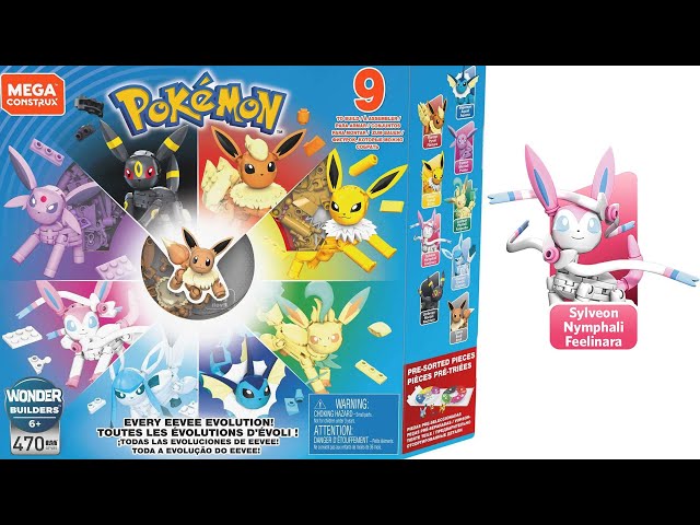 Mega Construx Pokemon Every Eevee Evolution Building Set