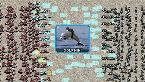 Infantry using Dolphin Attack - Red Alert 2