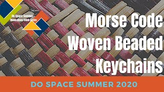 Celebrity Summer Make Along: Morse Code Woven Beaded Keychain Profile