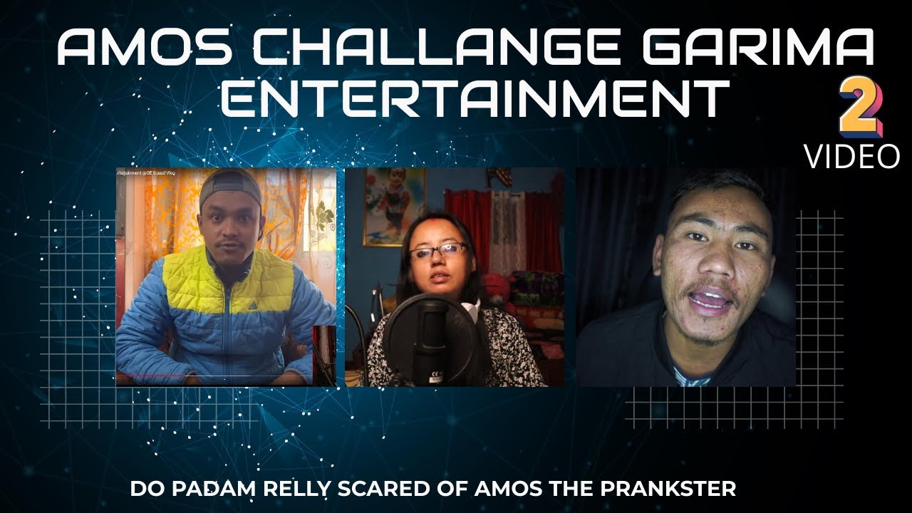 AMOS SECOND VIDEO /AMOS THE PRANKSTER CHALLANGE garimaentertainment