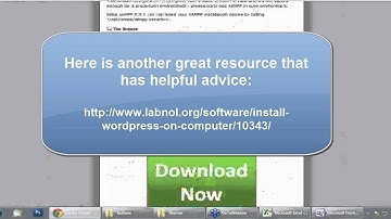 How To Install WordPress To My Computer