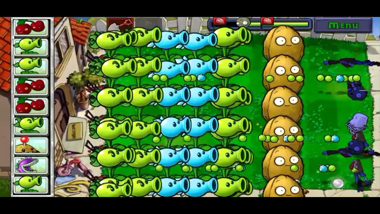 Plant Vs Zombie Hack Giant Plants Adventure, Day lvl 10 Full