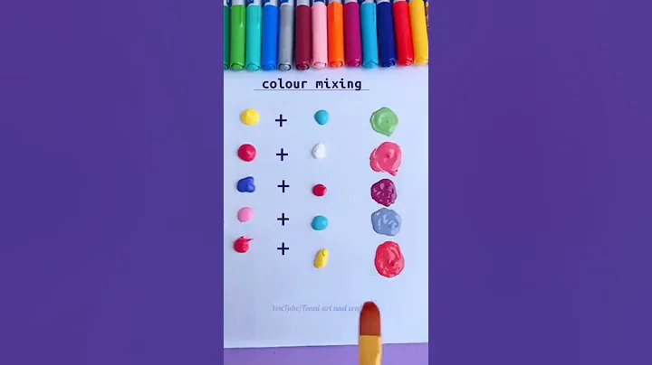 colour mixing #shorts #youtubeshorts #tonniartandcraft #art #satisfying #color - DayDayNews