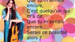 Video thumbnail of "Quelqu´un m´a dit - Carla Bruni with lyrics..."