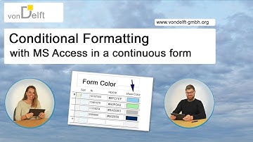 MS Access –Color fields in a continuous form