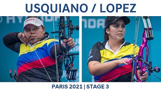 Alejandra Usquiano v Sara Lopez - compound women gold | Paris 2021 Hyundai Archery World Cup S3