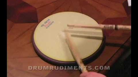 Drum Rudiments #18 - Triple Paradiddle - DrumRudiments.com