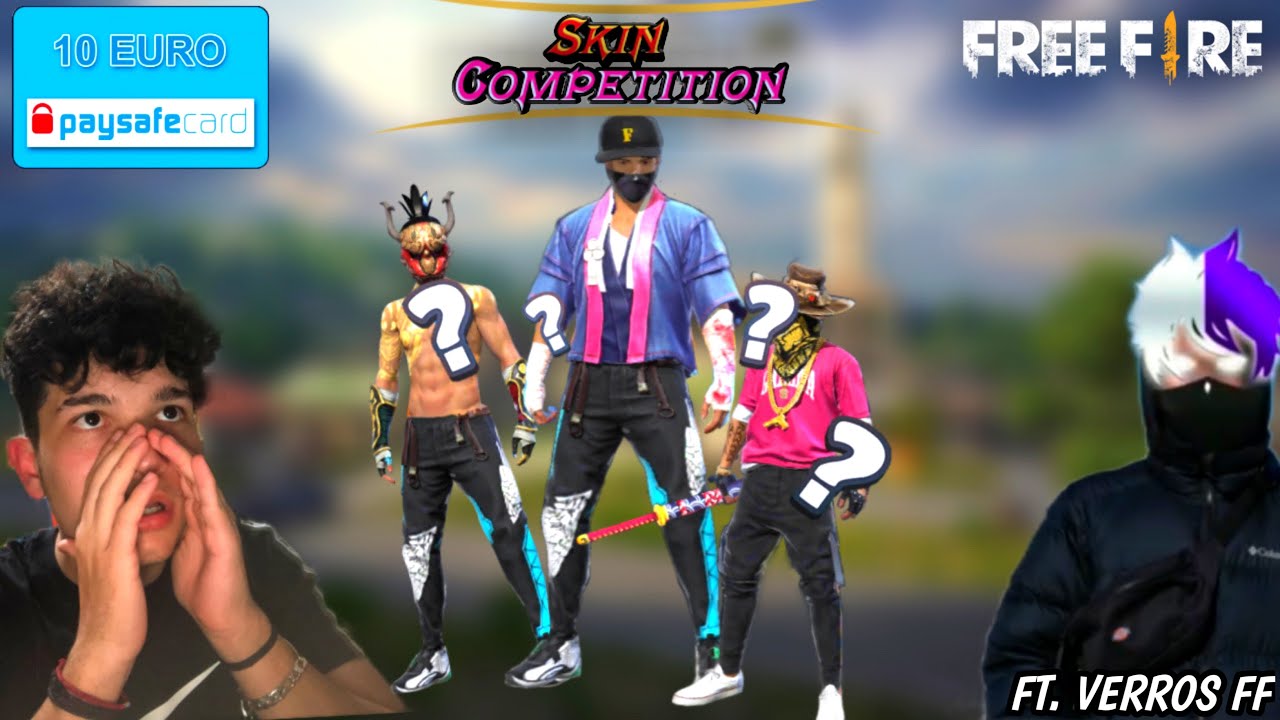 😱Το καλύτερο skin κερδίζει paysafe😱Skin competition Part.1 FT.@verrosffx🤯 💵