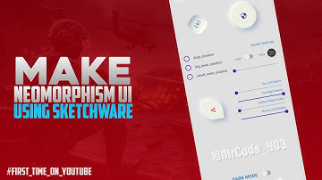 How To Make Neumorphism Ui in Sketchware Mod Neumorphism TextView and Neumorphism RectButton Part 1