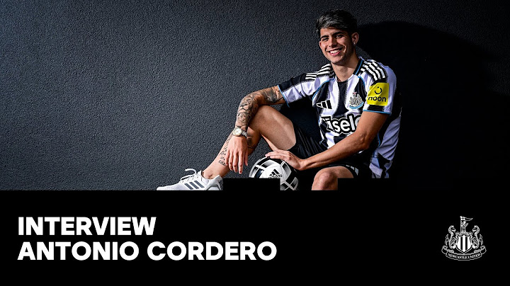 INTERVIEW | Antonio Cordero Joins Newcastle United ✍️