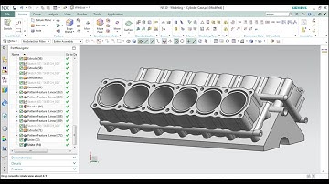 Engine Case design (V12 Engine) || How to Design Engine Case in Siemens NX 10 || Siemens Nx 10