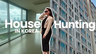 Apartment hunting in Korea  Empty House tours (550$ budget)