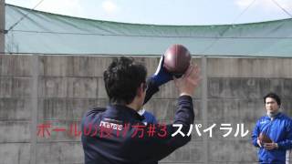 小野コーチ,パスの投げ方