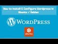 How to Install and Configure Wordpress in Ubuntu 18.04