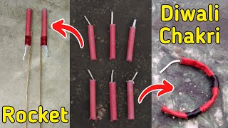 How to make Rocket with Mirchi Bomb 🧨 | Diwali Special Mirchi Bomb Rocket and Chakri Experiment.