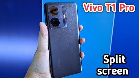 Split Screen On In Vivo T1 Pro, Create Dual Screen In Vivo T1 Pro, How To Use Floating