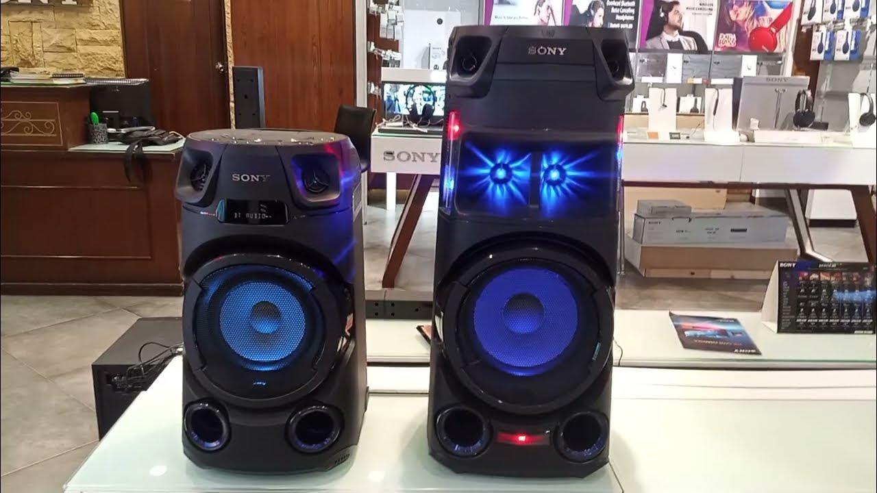 Sony sound system MHC V13 & MHC V43D technology floor standing
