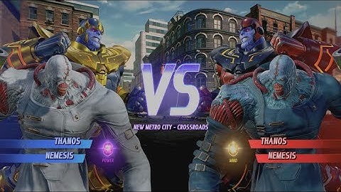#marvelvscapcominfinite -Thanos & Nemesis￼ vs. Thanos & ￼￼ Nemesis￼￼ (very hard) #fightinggames