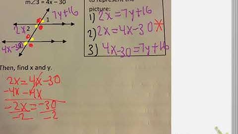 Spanish Version: Parallel Lines and Transversals Study Guide #14