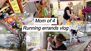 mom of 4 grocery shopping vlog  day in the life as a mom of 4 // twin mom