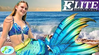 Elite Mermaid Tail Unboxing | Swimming | Theekholms by Theekholms 32,564 views 2 years ago 7 minutes, 58 seconds