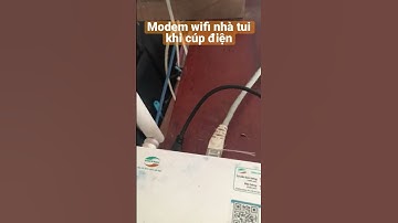 Sạc acquy cho modem khi cúp điện #shorts #wifi #modem #internet