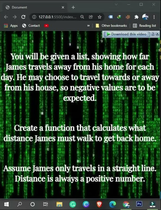 #shorts #Programming #coading #python calculating walking distance ...