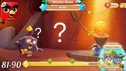 Angry Birds Journey - Ancient Ruins Level 81-90 | Angry Birds Journey Chapter 1 Gameplay